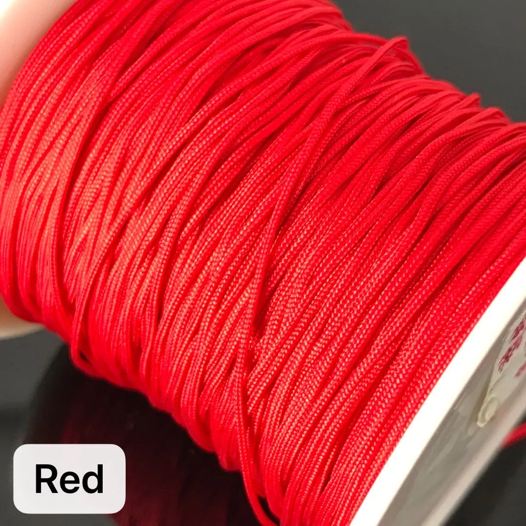 0.8mm Strong Braided Cord Rolls 100 Meters for DIY Jewelry Project