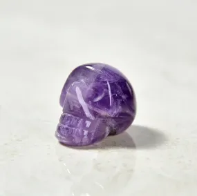 1 Amethyst Skull Natural Gemstone Carving