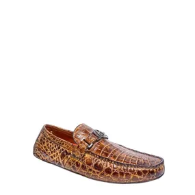 11VLPLP - Cuadra earth casual fashion alligator driving loafers for men