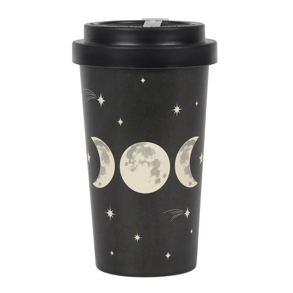 13.5 oz Bamboo Travel Mug with Sleeve - Triple Moon