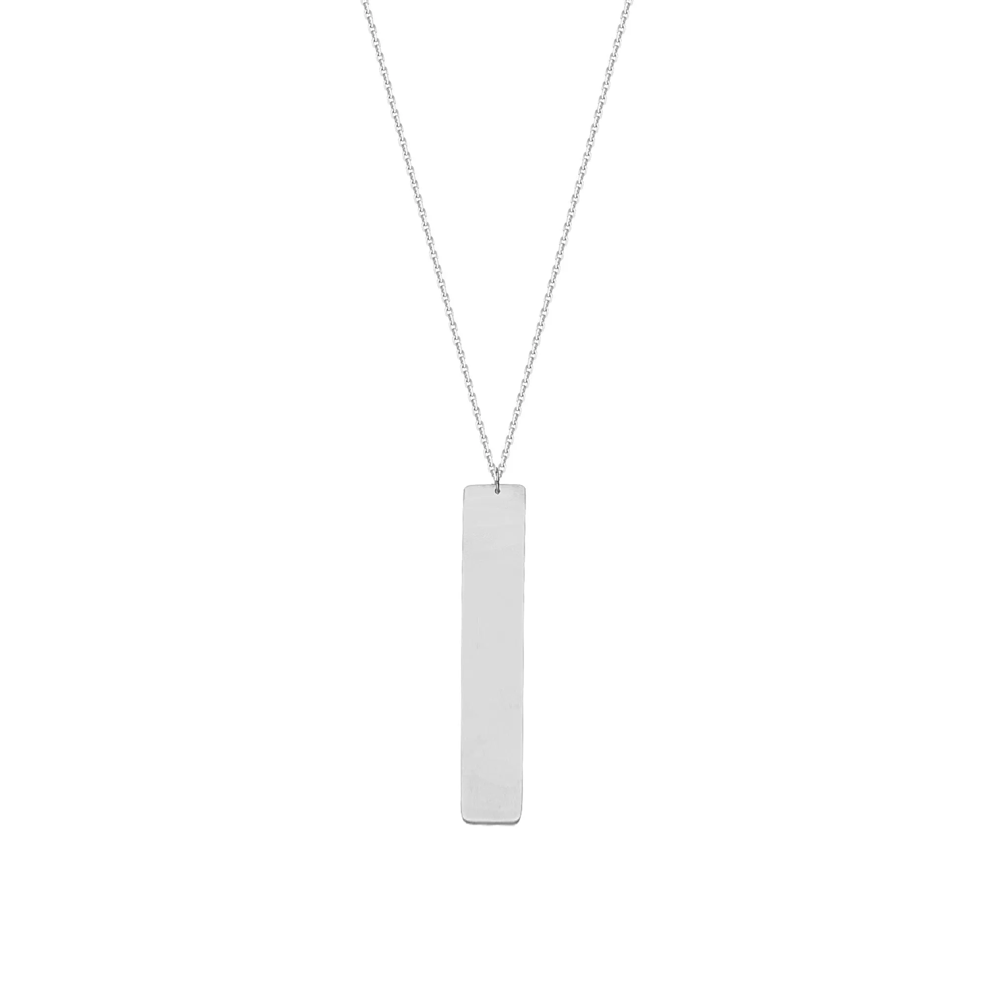 14K VERTICAL BAR NECKLACE