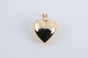 14k Yellow Gold Puffy Heart Pendant (3.72g.)