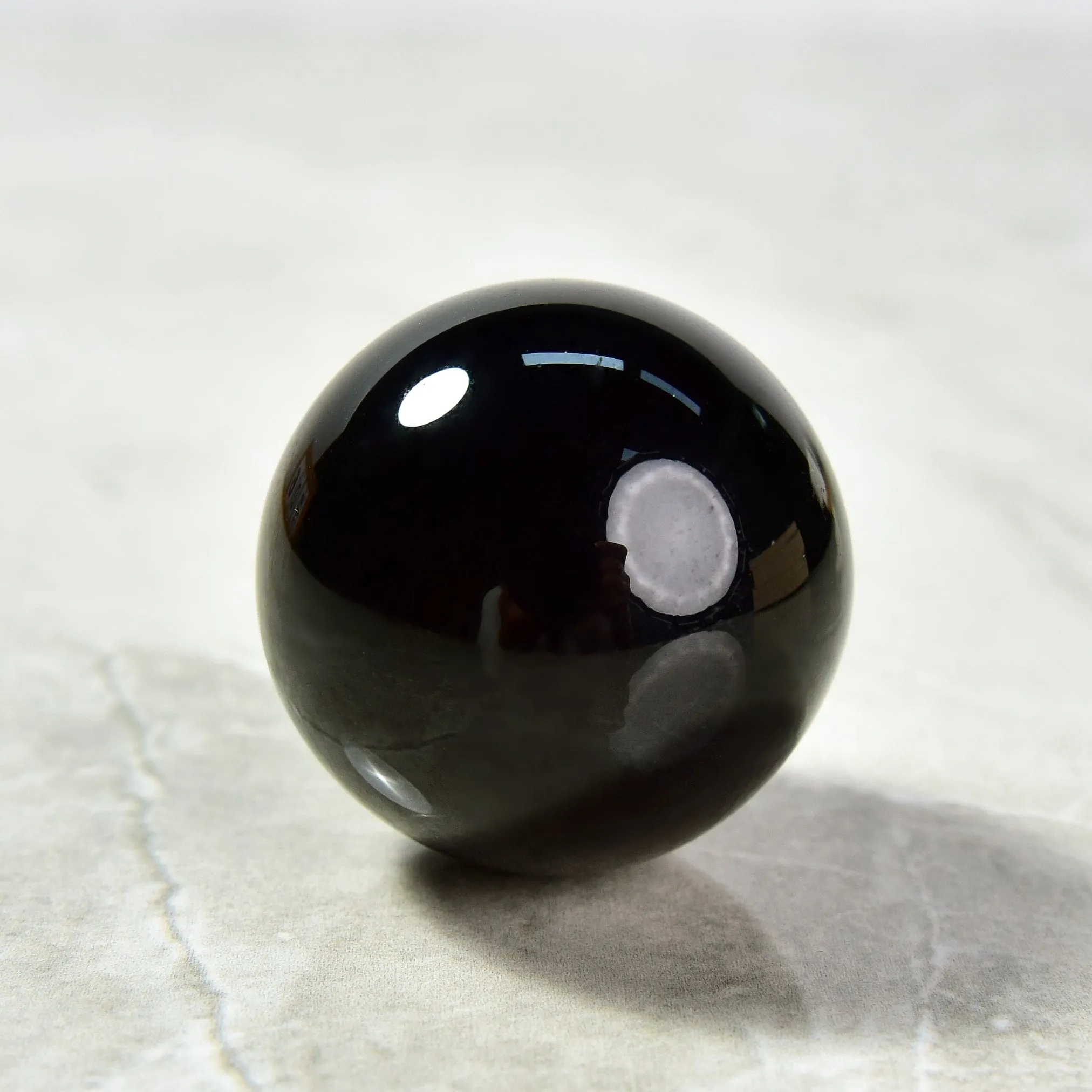 1.6 Obsidian Sphere Natural Gemstone Carving