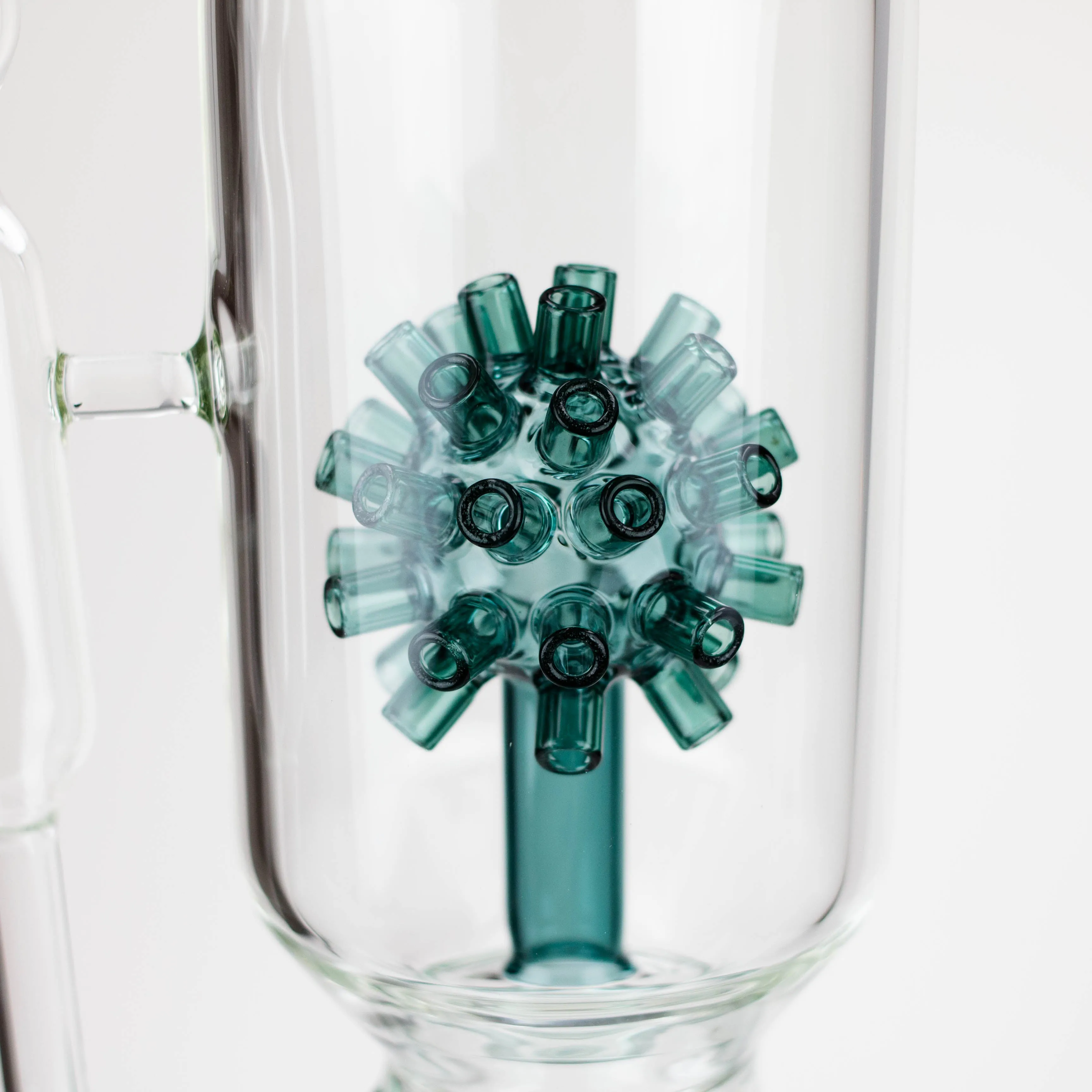 17" AQUA Mine Diffuser Glass Bong