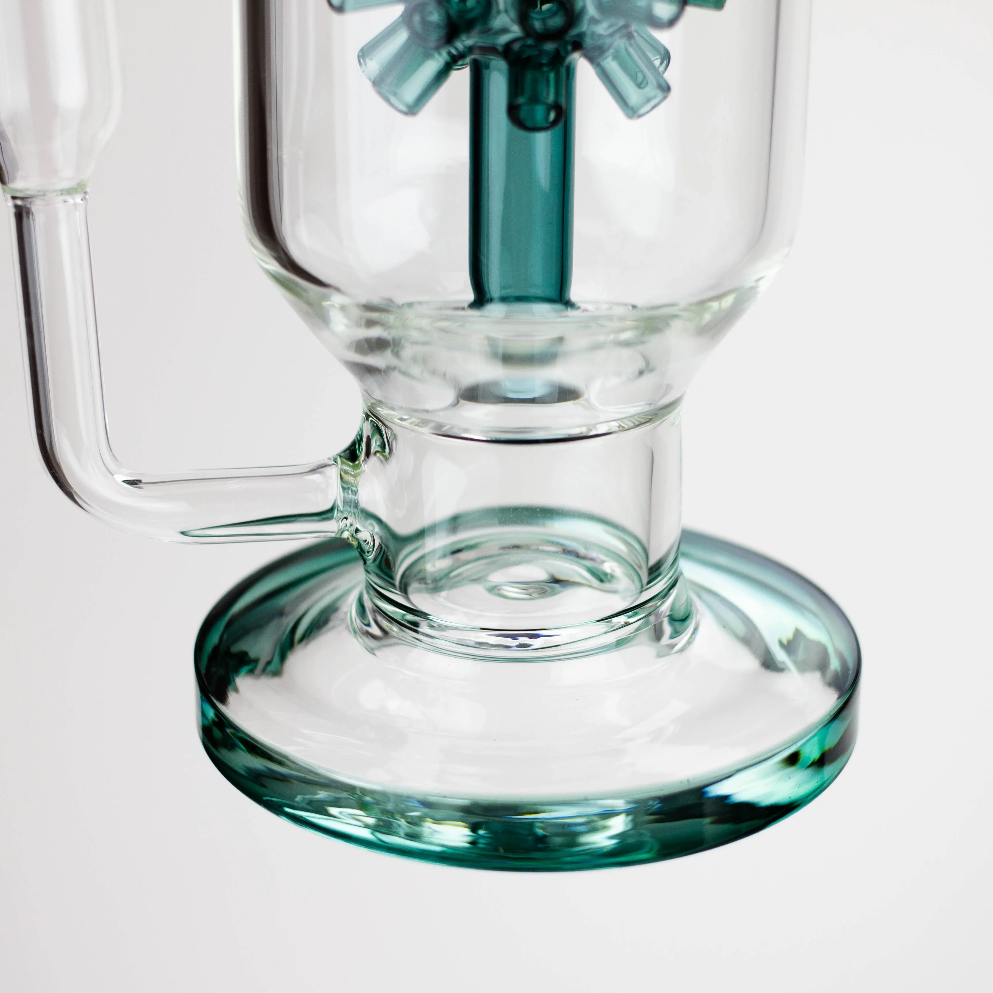 17" AQUA Mine Diffuser Glass Bong