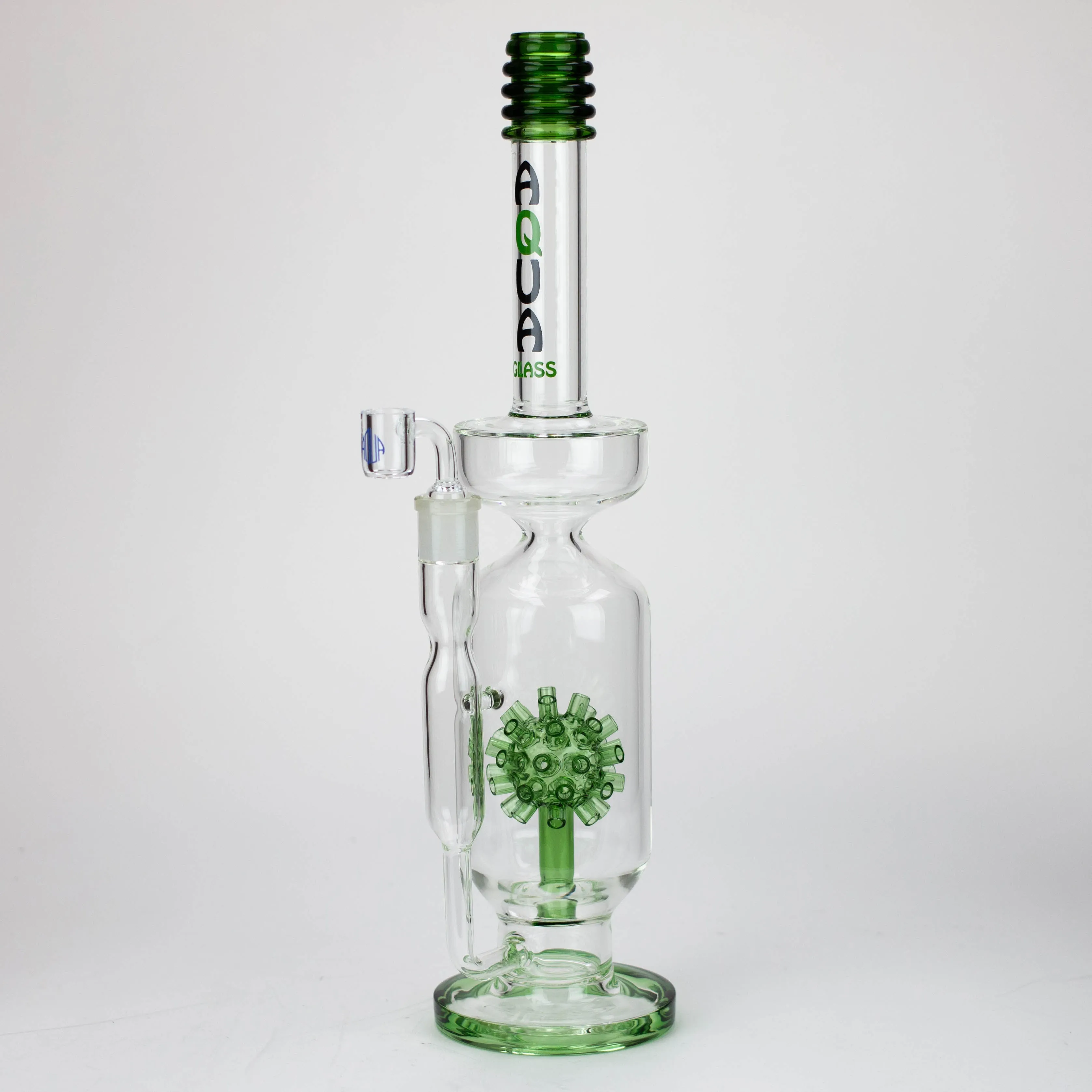 17" AQUA Mine Diffuser Glass Bong