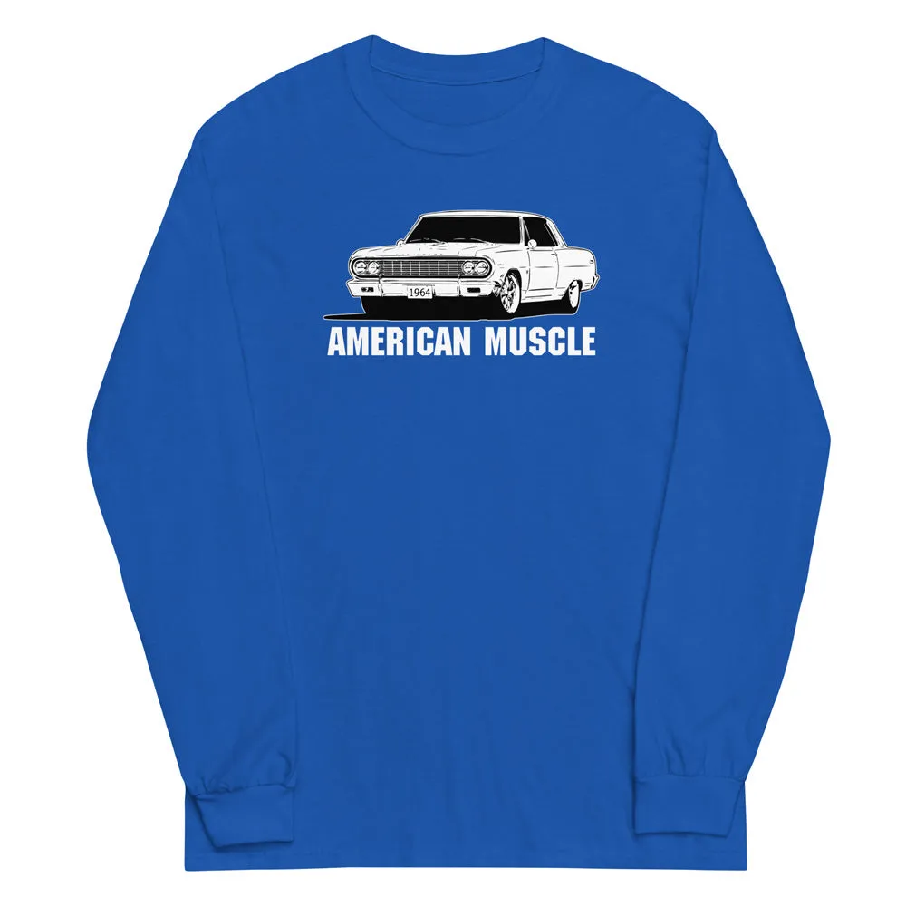 1964 Chevelle Long Sleeve T-Shirt American Muscle Car