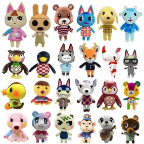 1pcs 20-40cm Animal Crossing  Plush Toy Dolls Merry Coco Diana Zucker Punchy Plush Soft Stuffed Plush Gifts for Children Kids