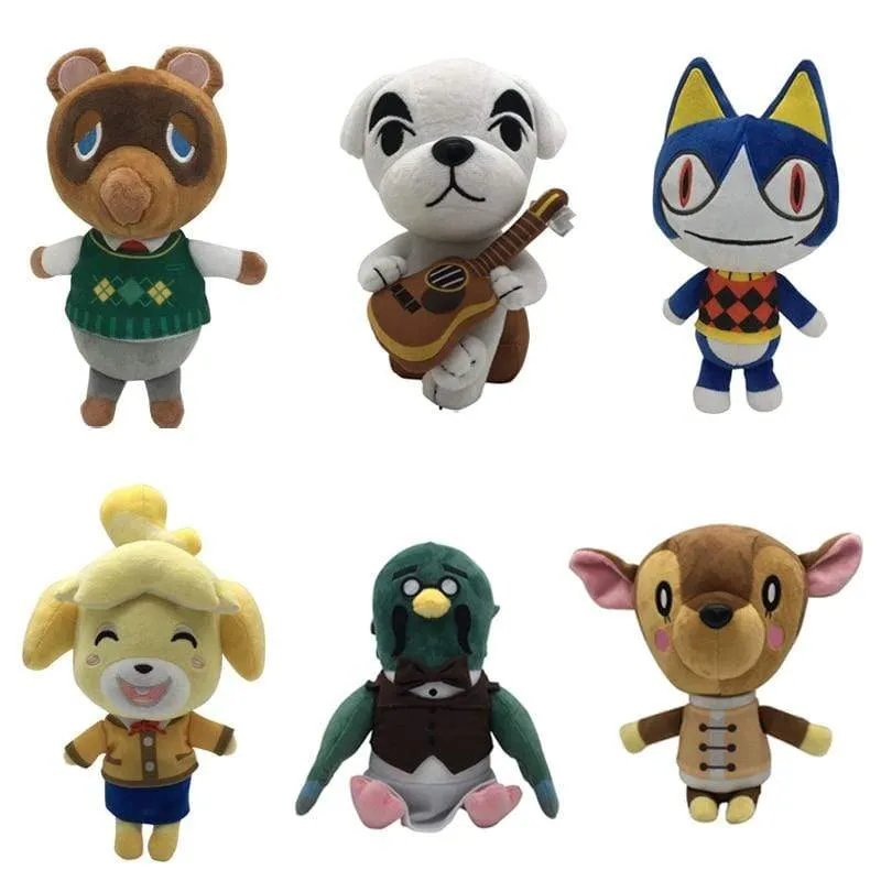 1pcs 20-40cm Animal Crossing  Plush Toy Dolls Merry Coco Diana Zucker Punchy Plush Soft Stuffed Plush Gifts for Children Kids