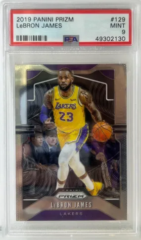 2019 Lebron James Panini Prizm #129 PSA 9