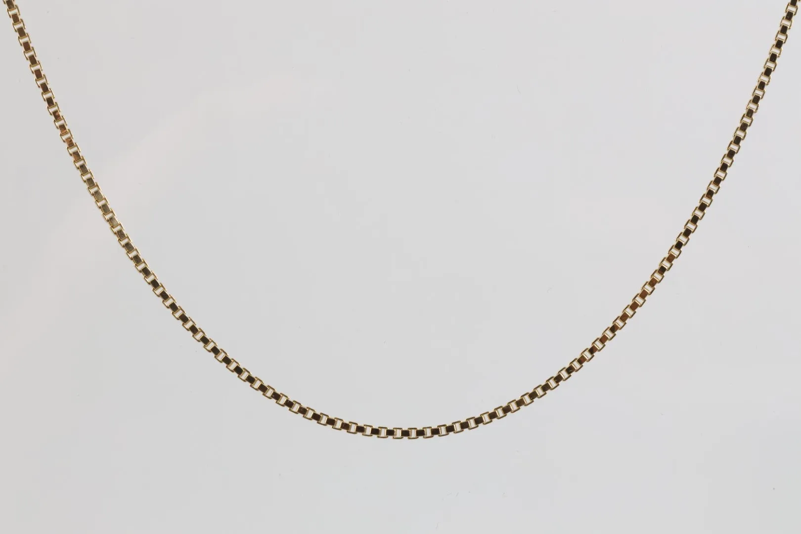 23" 14k Yellow Gold Box Chain Necklace (10.18g.)