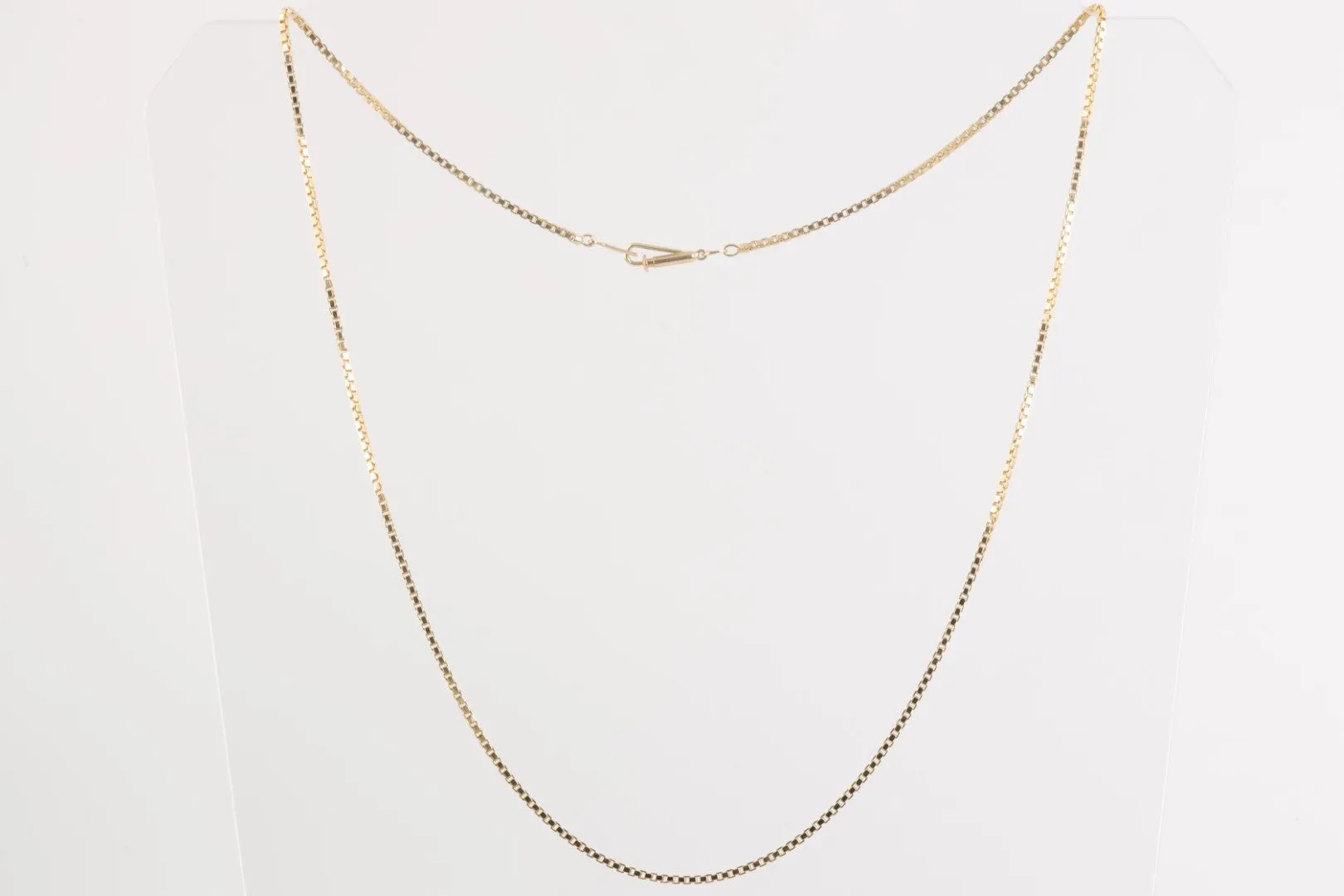 23" 14k Yellow Gold Box Chain Necklace (10.18g.)