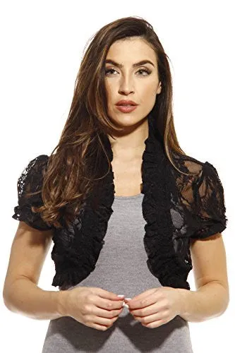 2502-Blk-M Just Love Shrug / Shrugs / Women Cardigan