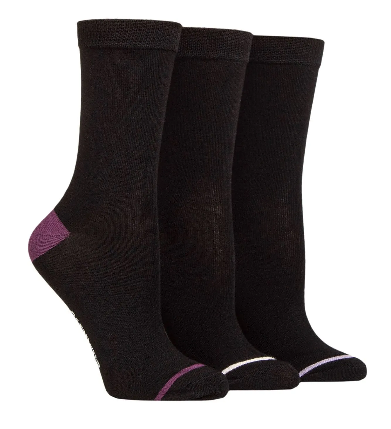 3 Pair Glenmuir Womens Bamboo Socks