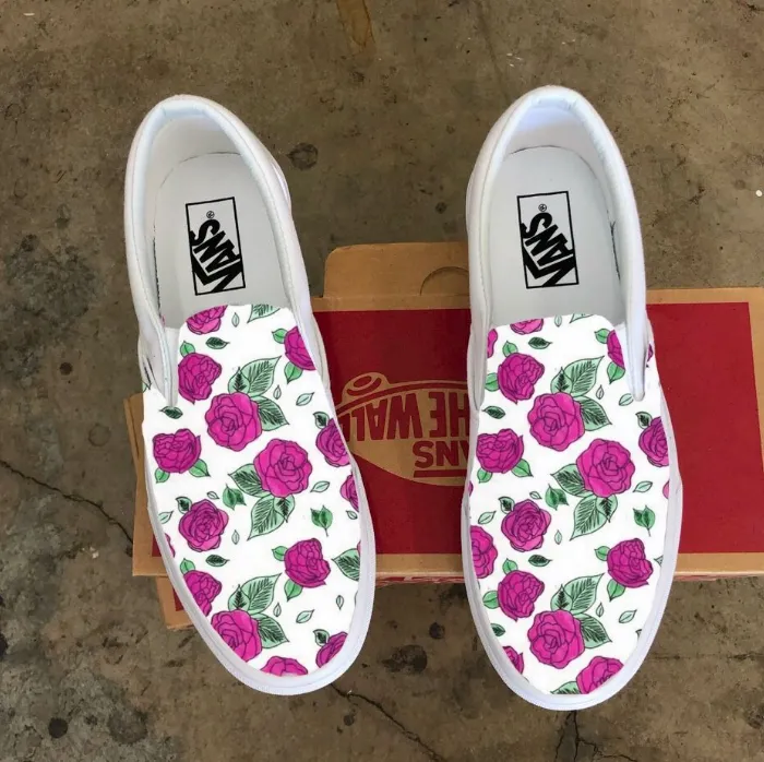 3 Pairs of Custom Vans Slip-Ons- Custom Order