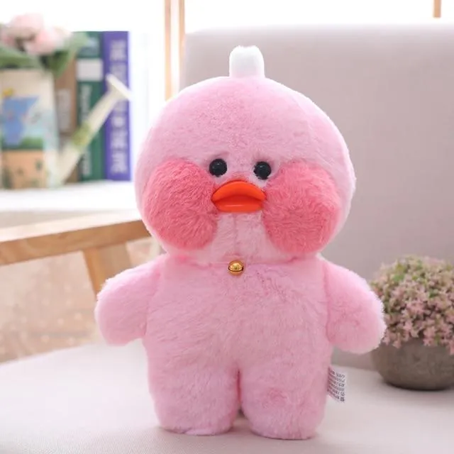 30cm Cartoon Cute LaLafanfan Cafe Duck Plush Toy Stuffed Soft Kawaii Duck Doll Animal Pillow Birthday Gift for Kids Children