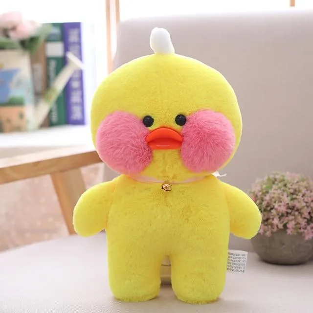 30cm Cartoon Cute LaLafanfan Cafe Duck Plush Toy Stuffed Soft Kawaii Duck Doll Animal Pillow Birthday Gift for Kids Children