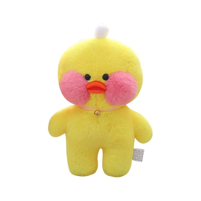 30cm Cartoon Cute LaLafanfan Cafe Duck Plush Toy Stuffed Soft Kawaii Duck Doll Animal Pillow Birthday Gift for Kids Children