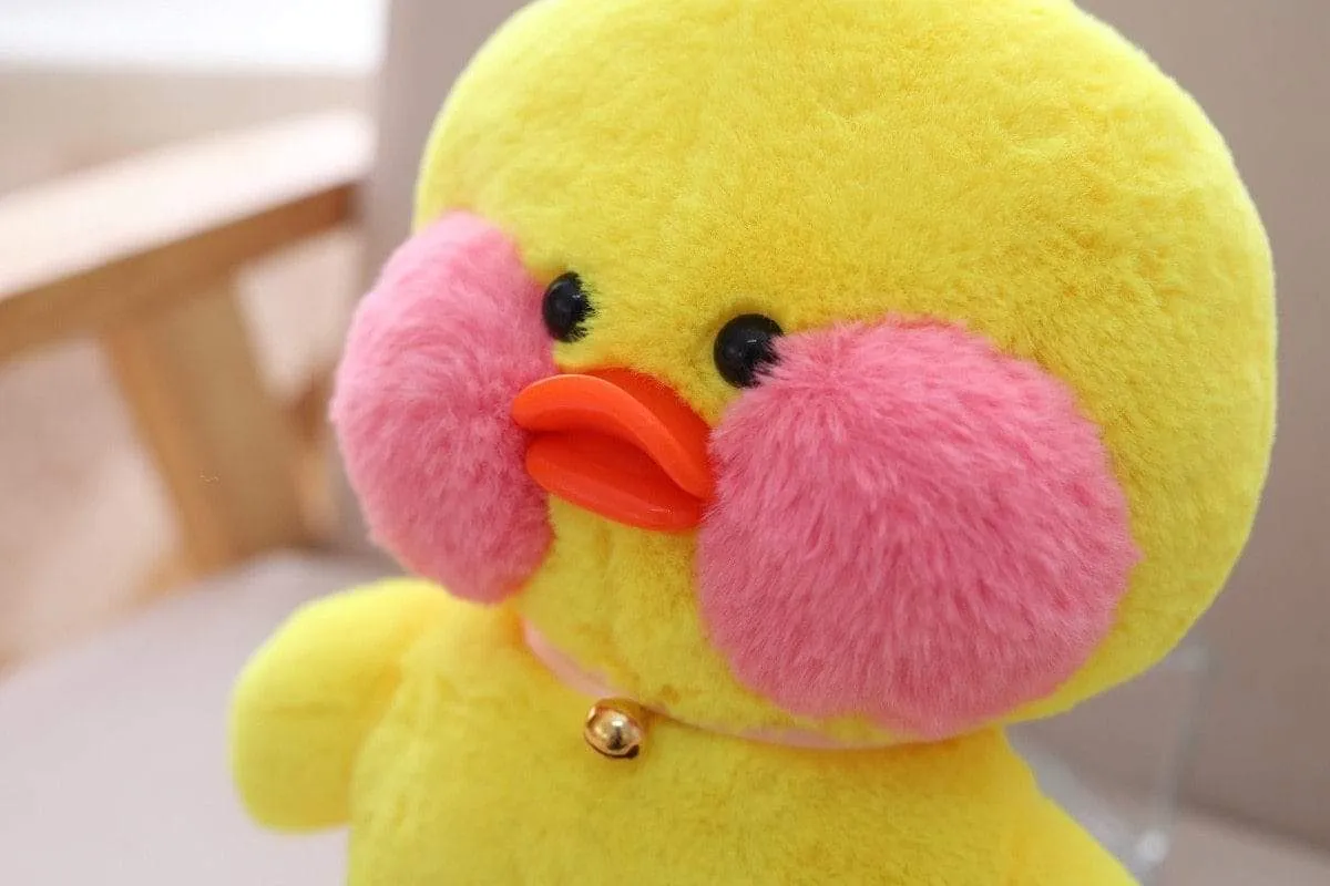 30cm Cartoon Cute LaLafanfan Cafe Duck Plush Toy Stuffed Soft Kawaii Duck Doll Animal Pillow Birthday Gift for Kids Children