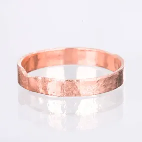 3mm Rose Gold Textured Band