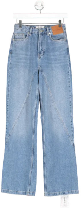 4th & Reckless Antique Blue Denim Straight Leg Jeans - Ayla UK 6