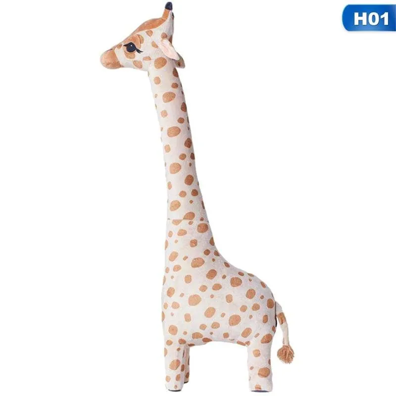 67cm Big Size Simulation Giraffe Plush Toys Soft Stuffed Animal Giraffe Sleeping Doll Toy For Boys Girls Birthday Gift Kids Toy