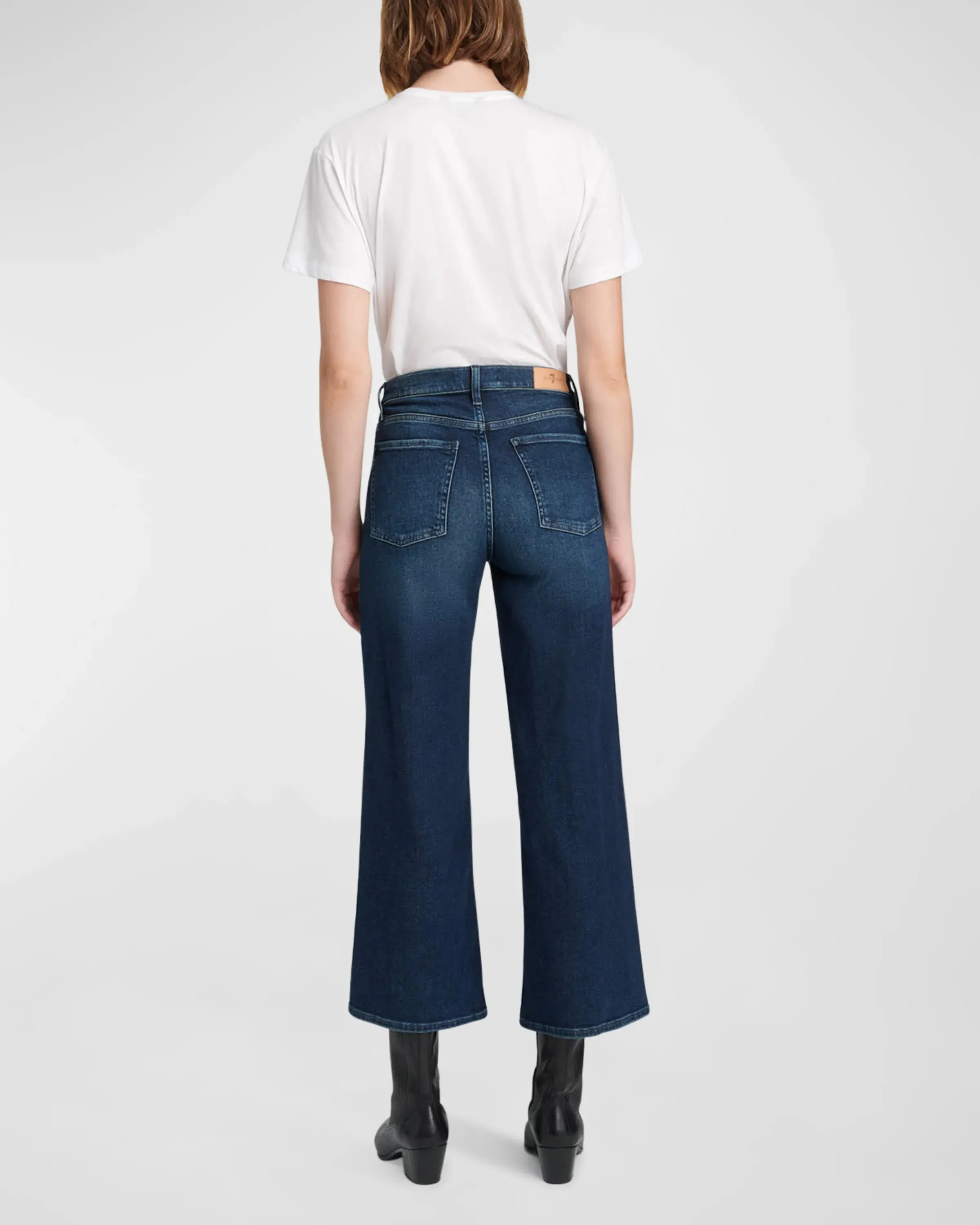 7 For All Mankind 'Cropped Jo'- blue land