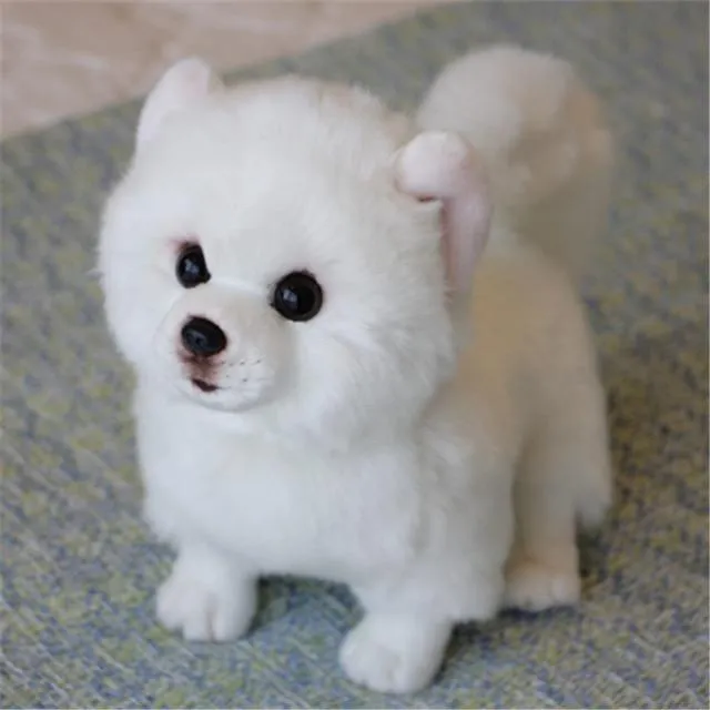 9 Kinds Dog Simulation Bichon Frise Plush Dog Toy Super Cute Likelife Corgi Dog Doll Stuffed Animal Maltese Dog Puppy Pets Toys