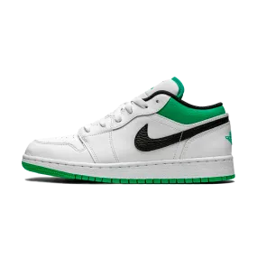 Air Jordan 1 Low GS 'White Lucky Green'