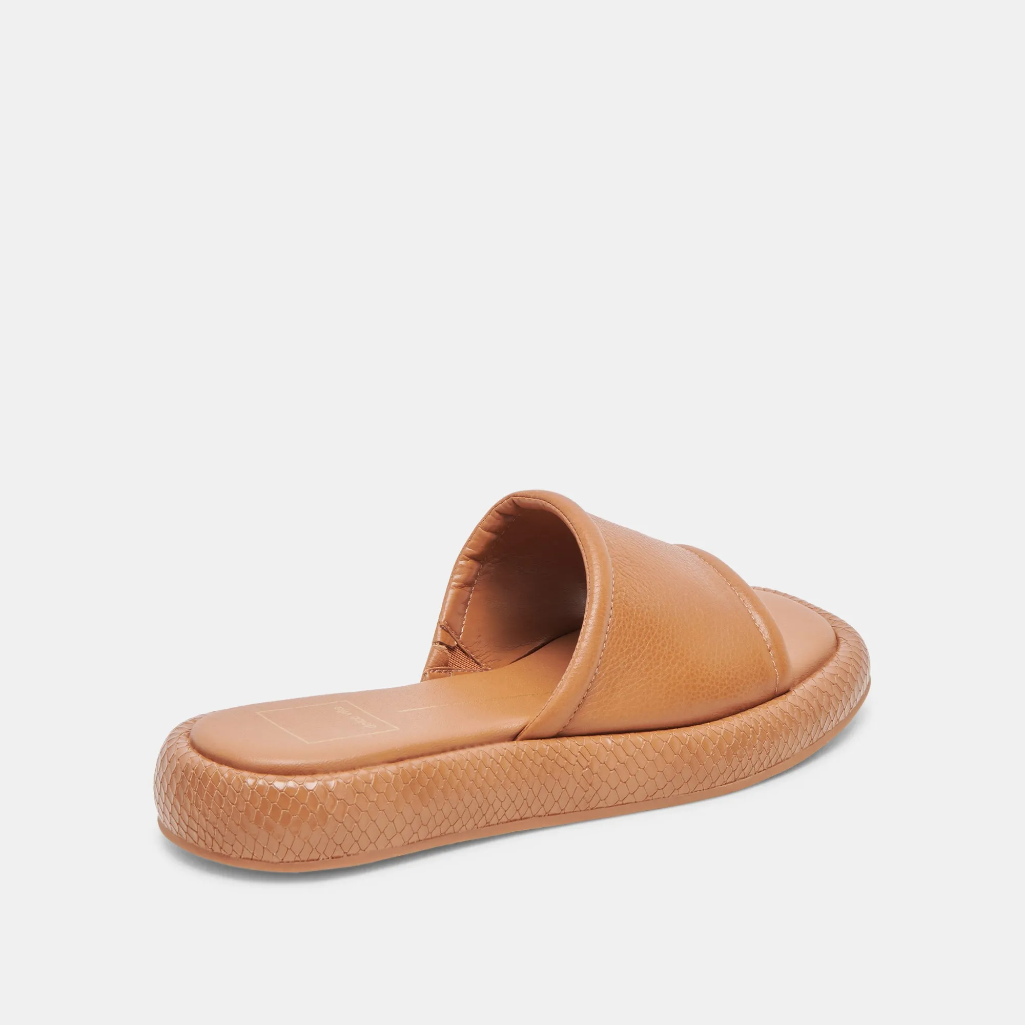 AISHA SANDALS TAN LEATHER