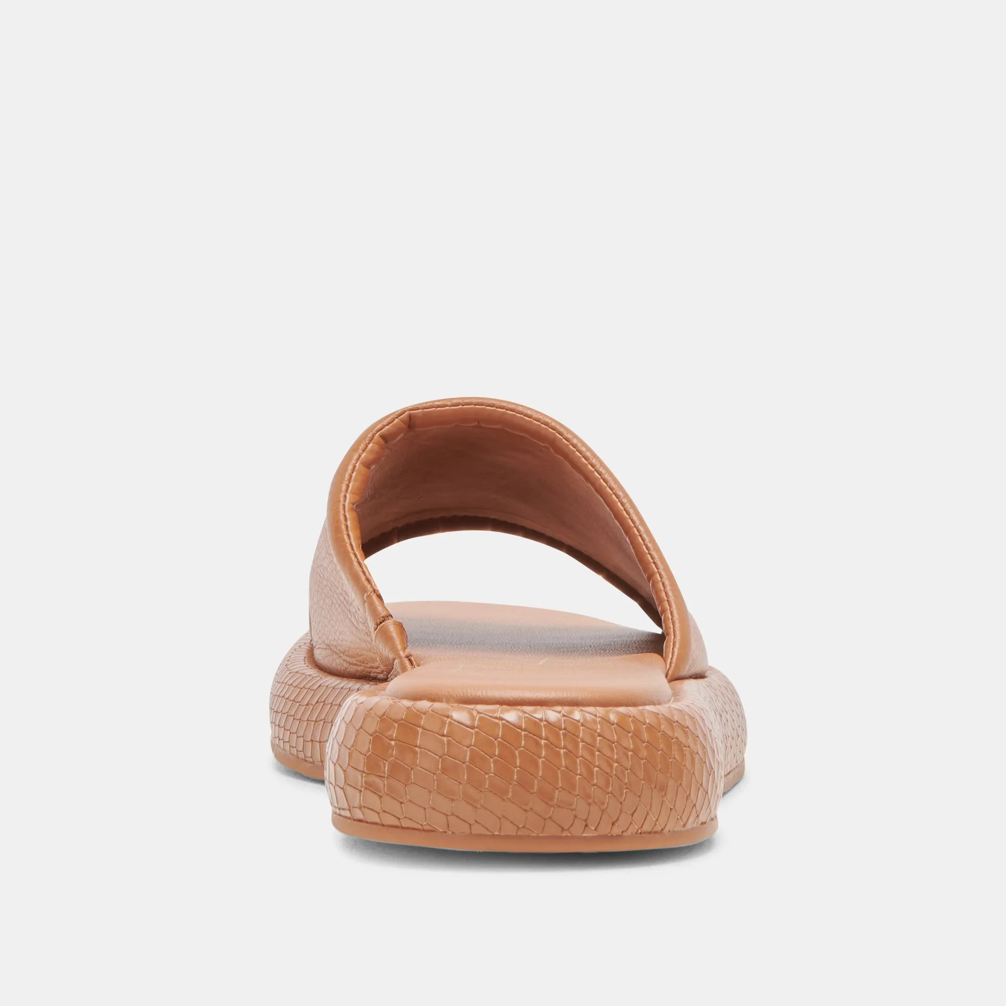 AISHA SANDALS TAN LEATHER