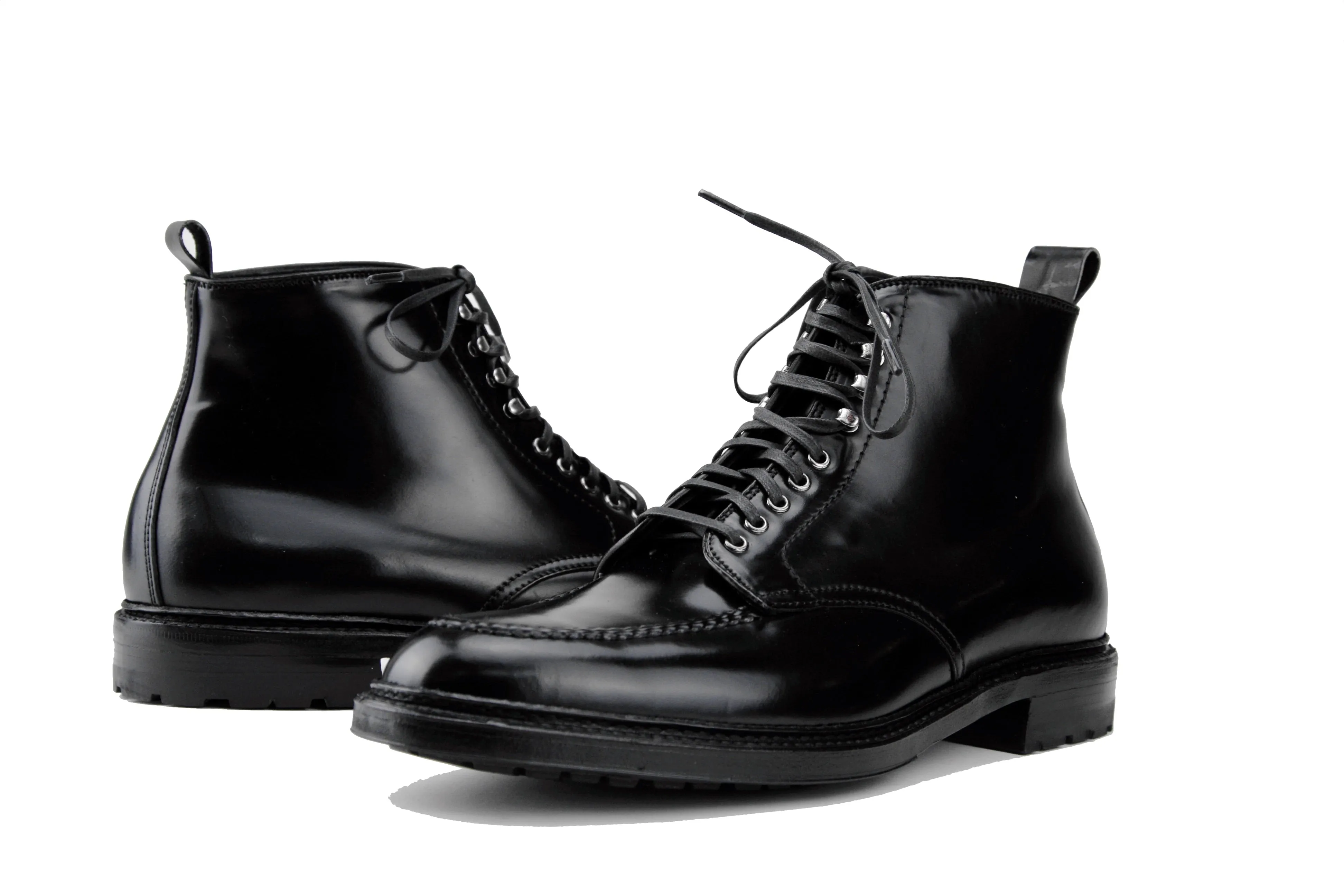 Alden Hand Stitched U-Tip Black Cordovan Boot