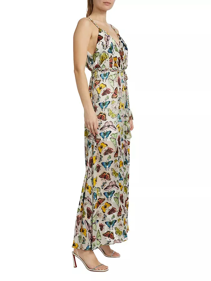 Alice   Olivia - Samantha Maxi dress - Boundless Butterfly