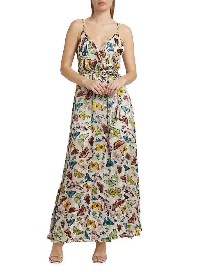 Alice   Olivia - Samantha Maxi dress - Boundless Butterfly