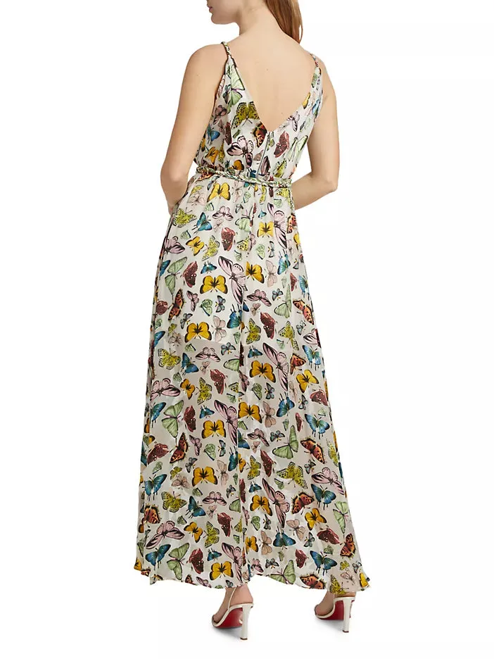 Alice   Olivia - Samantha Maxi dress - Boundless Butterfly