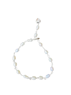 Alice Rose Jewellery - Pearl Sterling Silver Bracelet