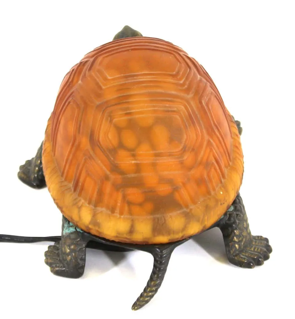 American Tiffany Style Turtle Table Lamp