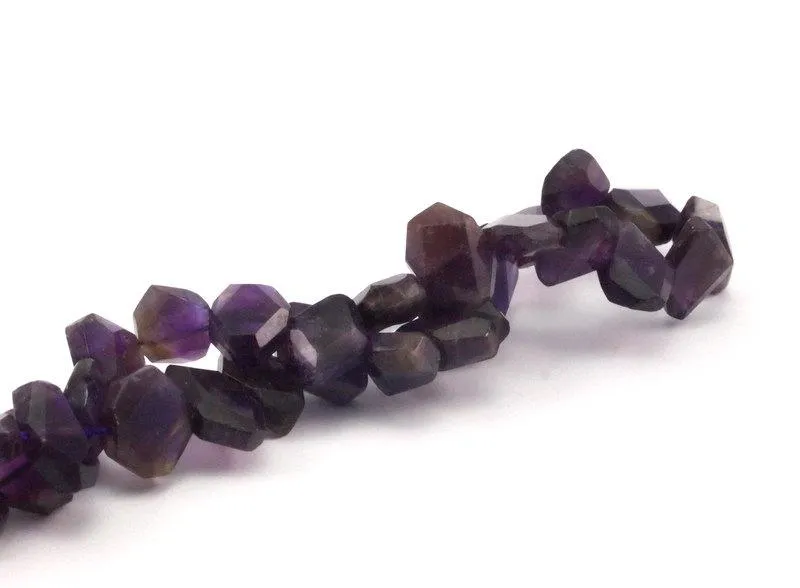 Amethyst 13mm  Faceted Gemstone Beads 15.5 Inches Full Strand T05