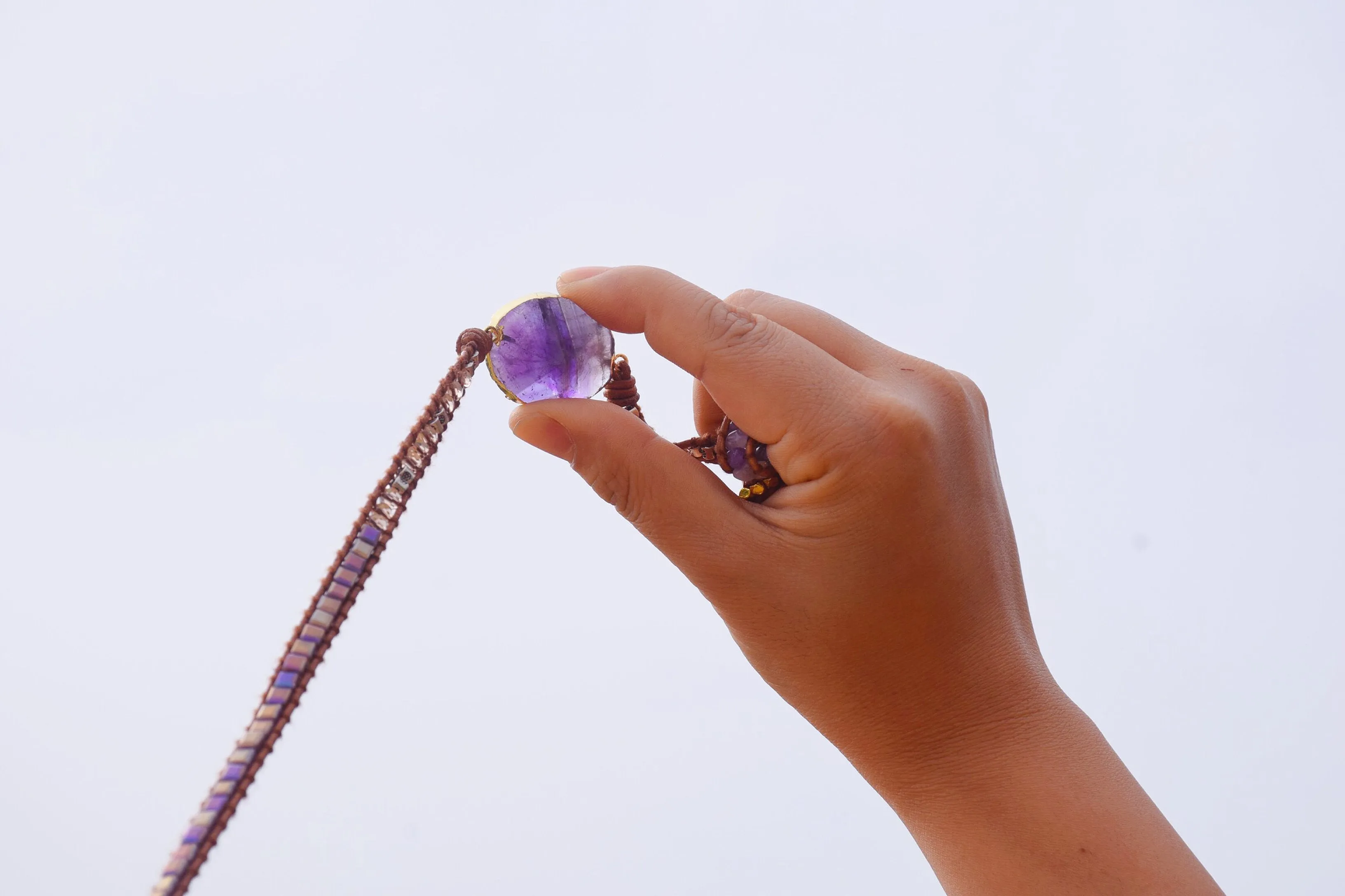 Amethyst Imperial Wrap Bracelet