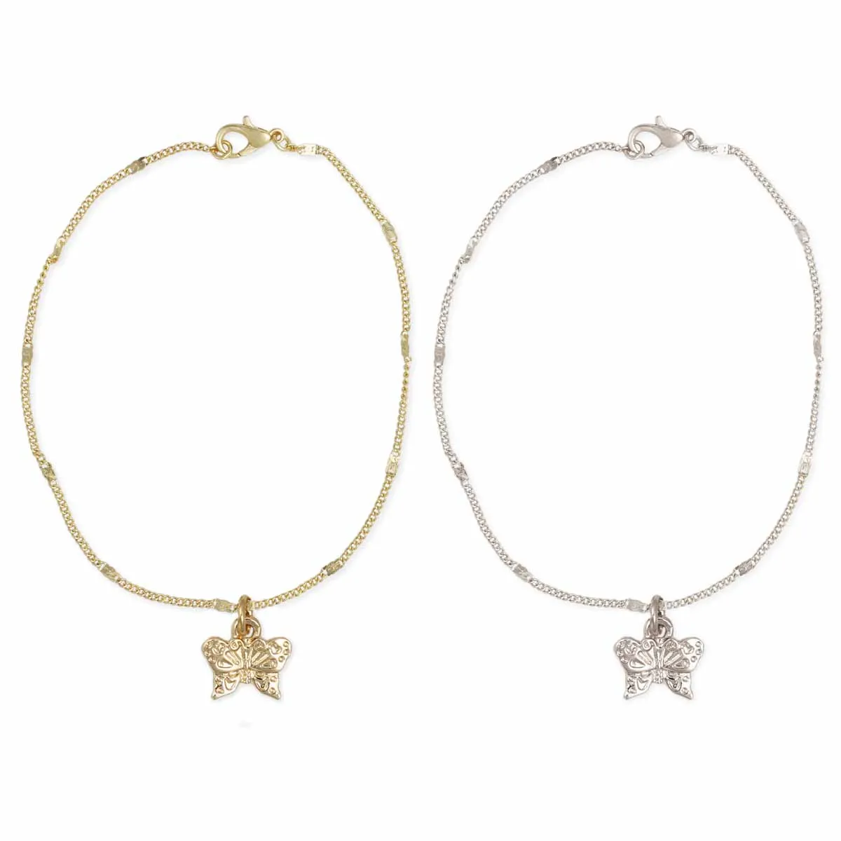 Anklet - Fly High Butterfly Charm