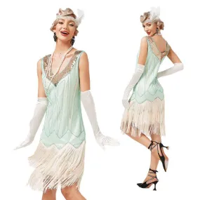 Années 20 Robe De Soirée Gatsby Franges