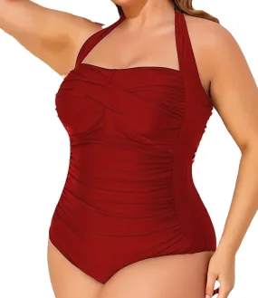 Années 60 Maillot De Bain Une Pièce Grande Taille