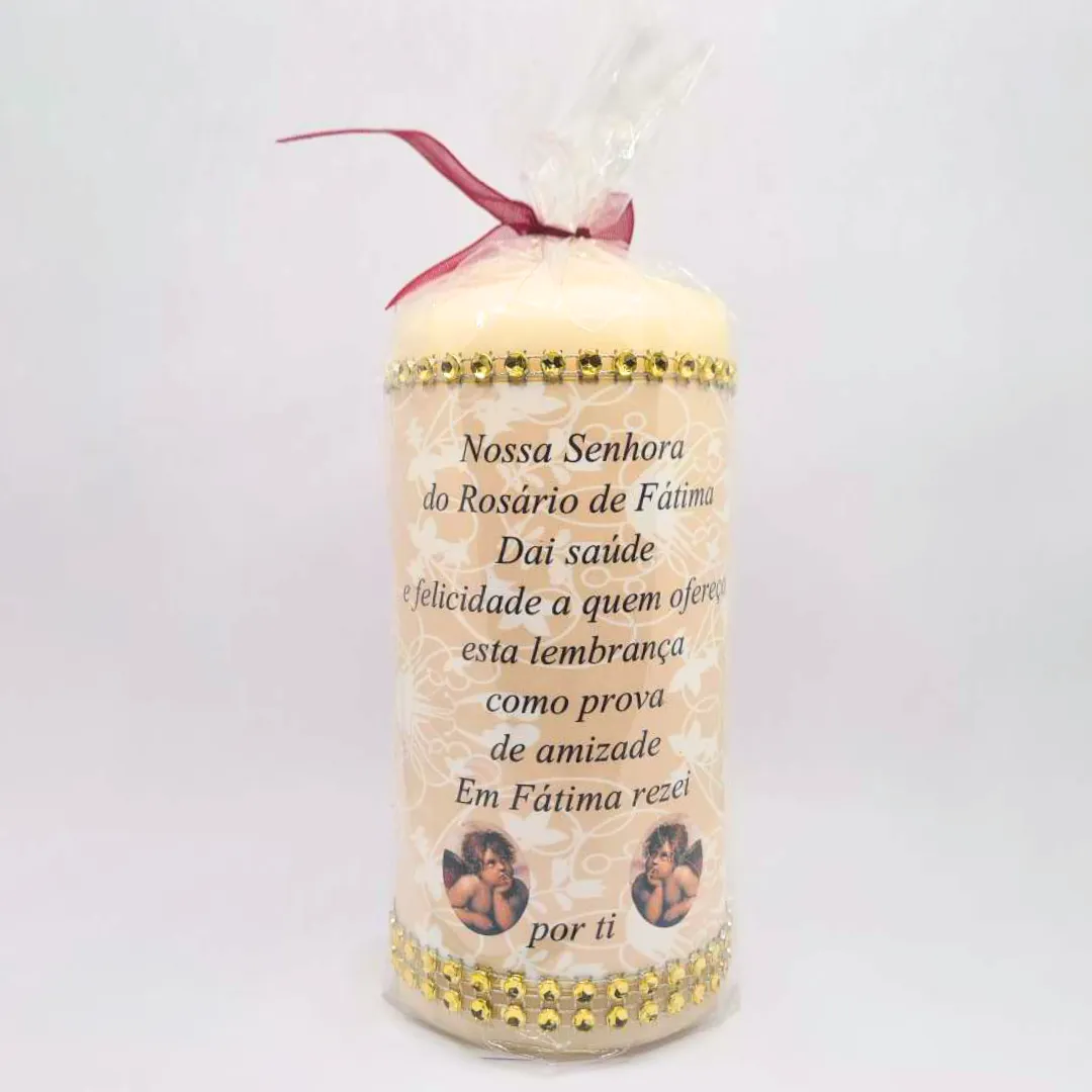 Apparitions of Our Lady Of Fatima Candle 5.5''| 14 cm