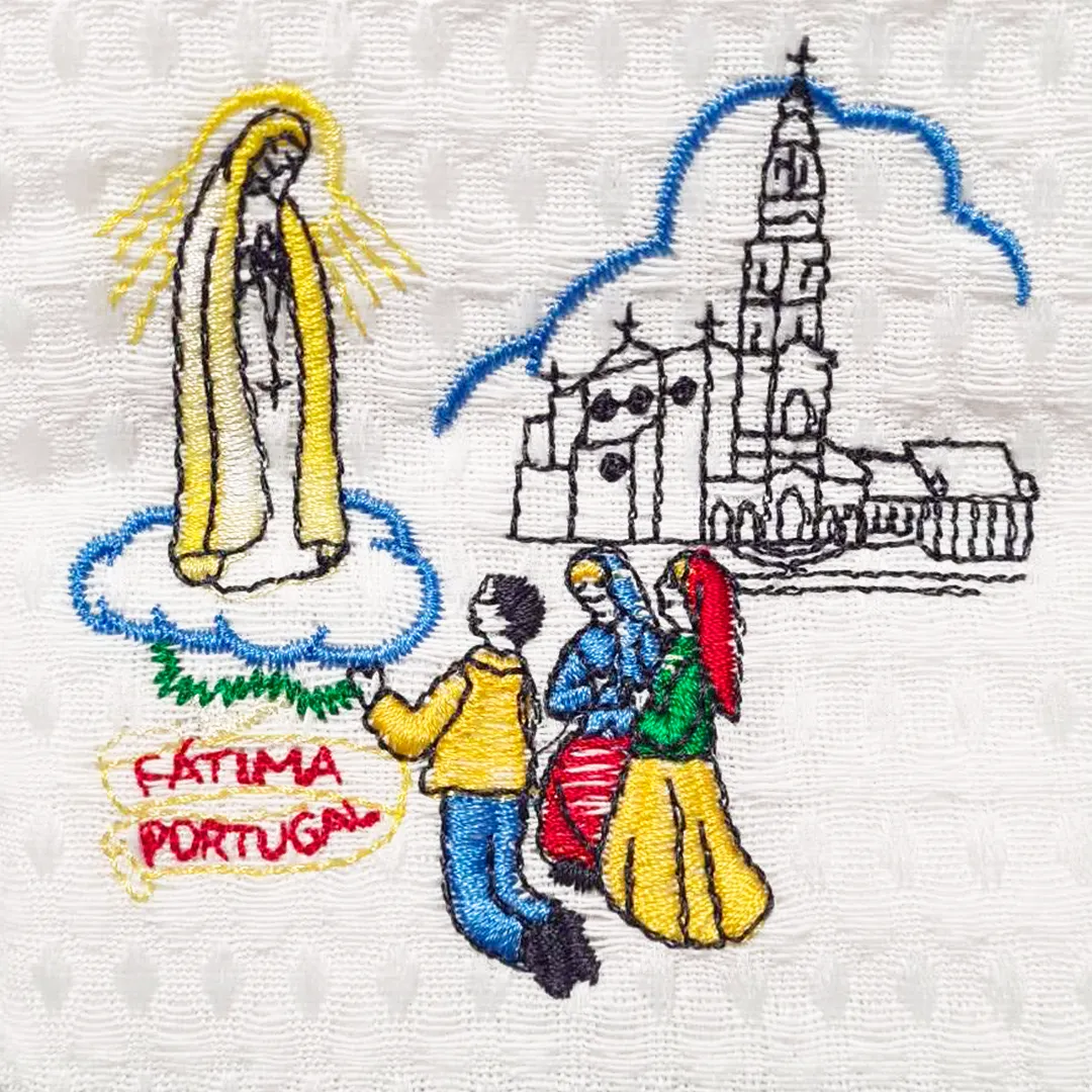 Apparitions of Our Lady of Fatima - Kitchen Cloth