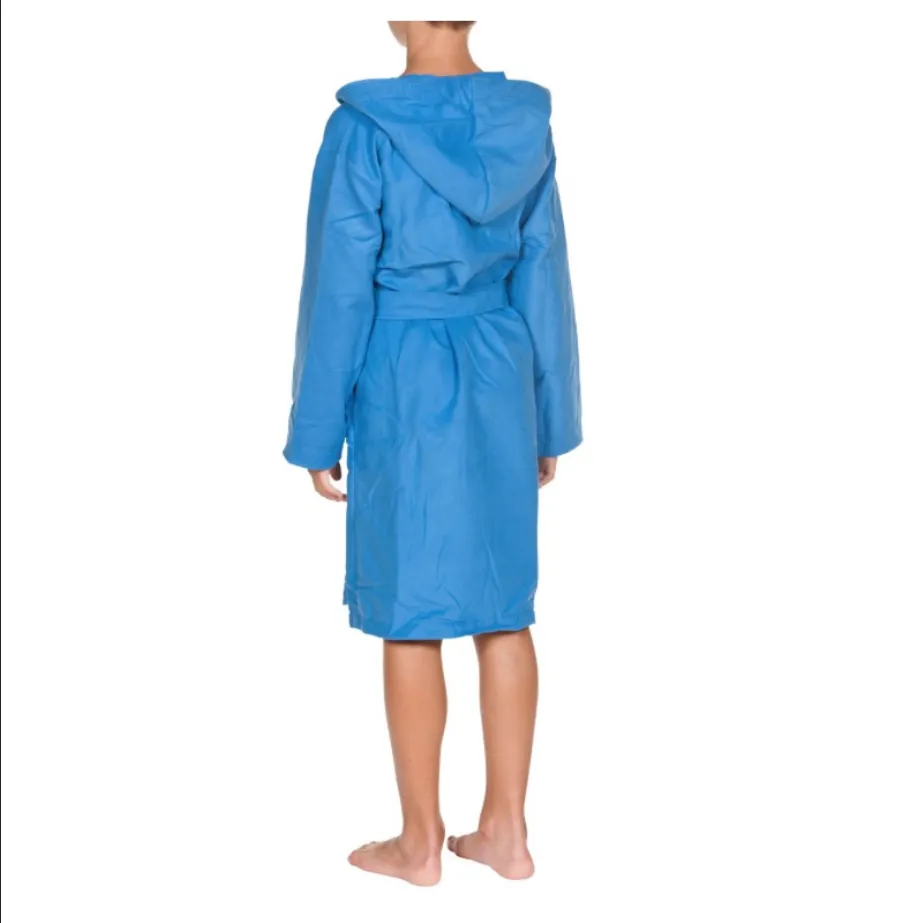 Arena Zeals microfibre bathrobe for boys 000925721 light blue white