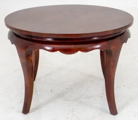 Art Deco Round Mahogany Low Table