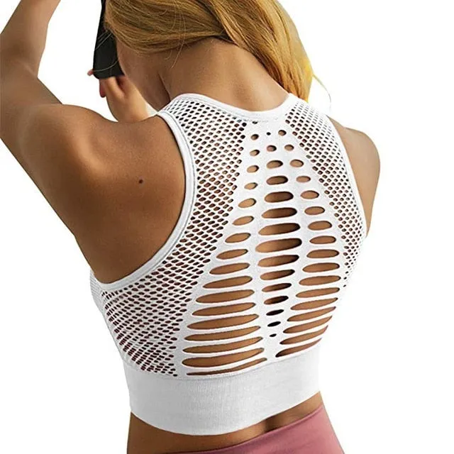 Ashore Shop Womens Running Racerback Yoga Sports Bra Top