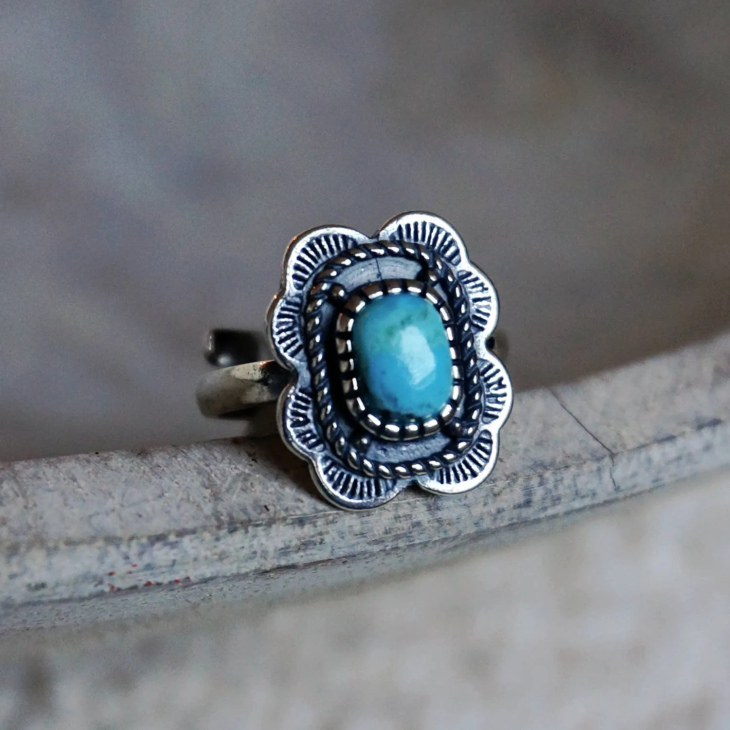 Asia Turquoise Solitaire Ring