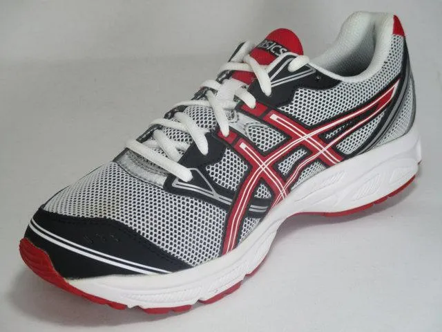 Asics men's running shoe PATRIOT 6 T3G0N 0123 white red black