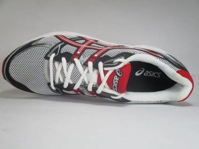 Asics men's running shoe PATRIOT 6 T3G0N 0123 white red black